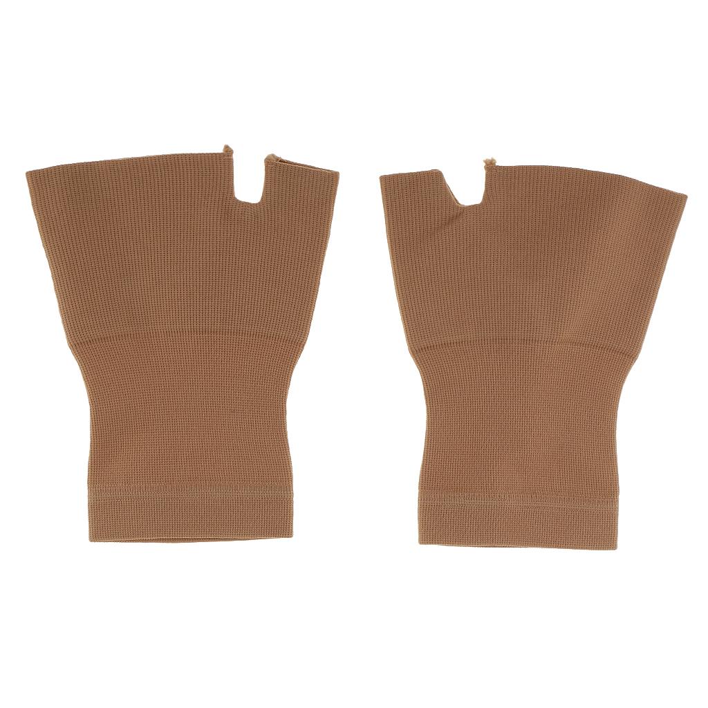 Unisex Compression Gloves Hand Arthritis Joint Pain Relief XL Black