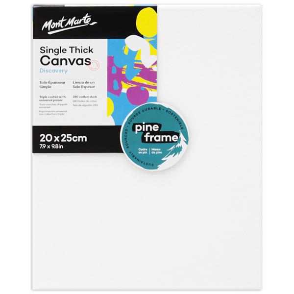 Khung Vải Canvas Vẽ Tranh Discovery Canvas Single Thick - 25 x 20 cm - Mont Marte CDDS2025
