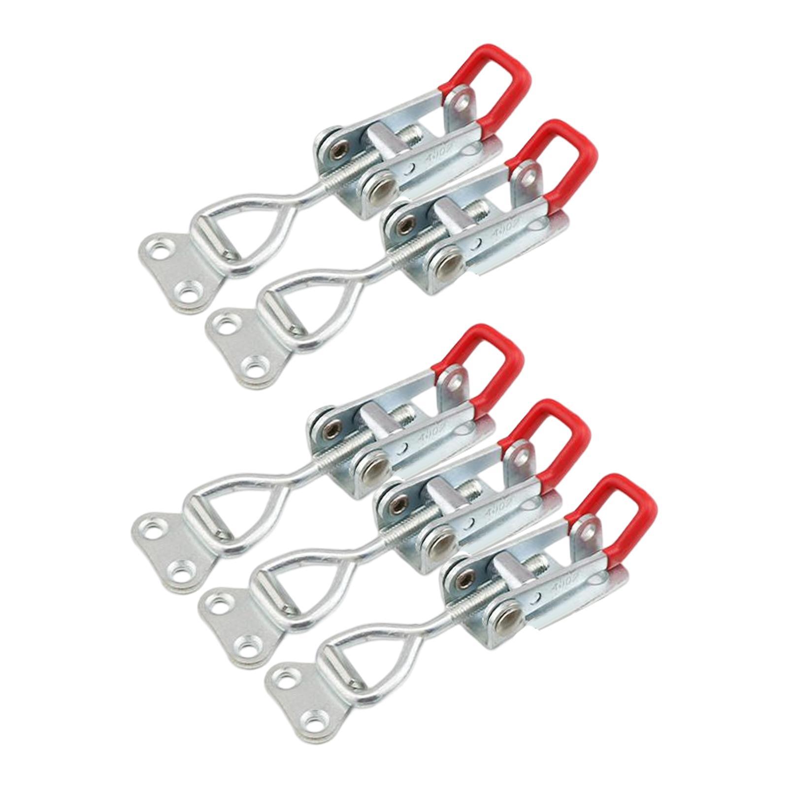 5 Pieces Push Pull Latch Clamp Iron Non Slip Easy to Use for Toy Box Door