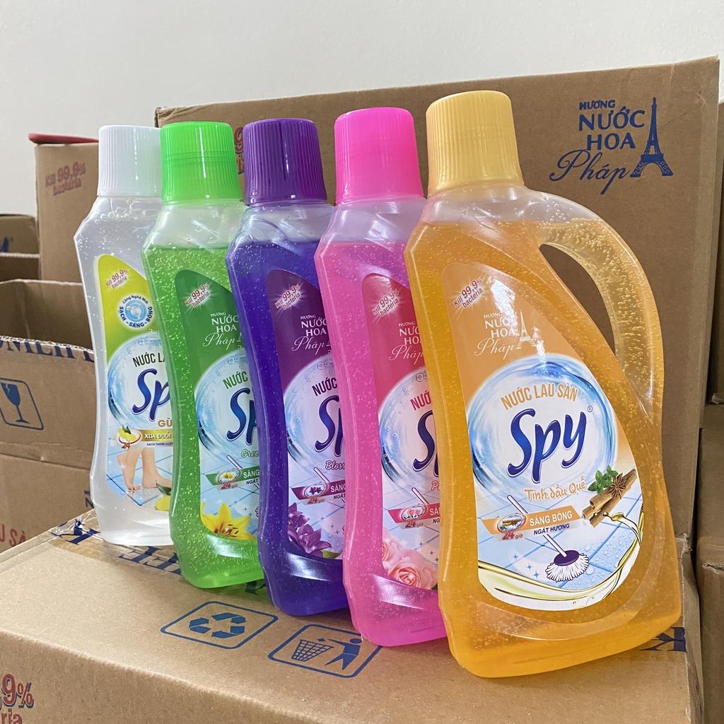 Nước lau sàn SPY 950 ml hương HỒNG Blossom thư giãn thoải mái khử mùi hôi tanh, xua đuổi côn trùng