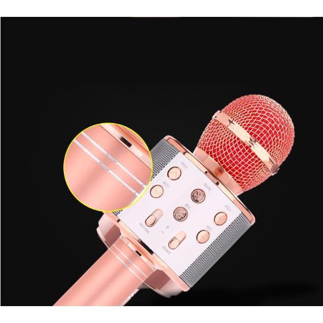 Micro kiêm loa bluetooth karaoke không dây KTV HIFI 1800mAh - Home and Garden