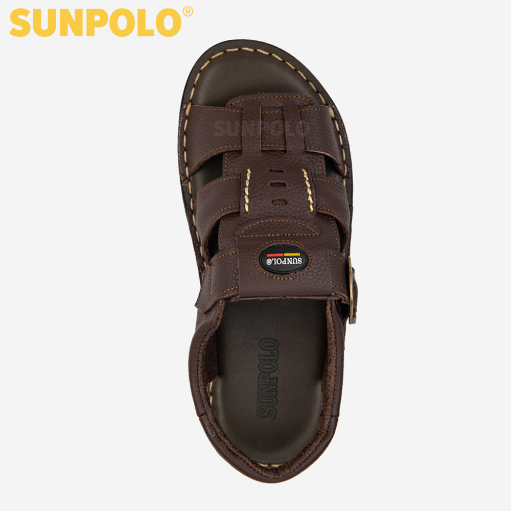 Giày Sandal Nam Da Bò SUNPOLO SDA023