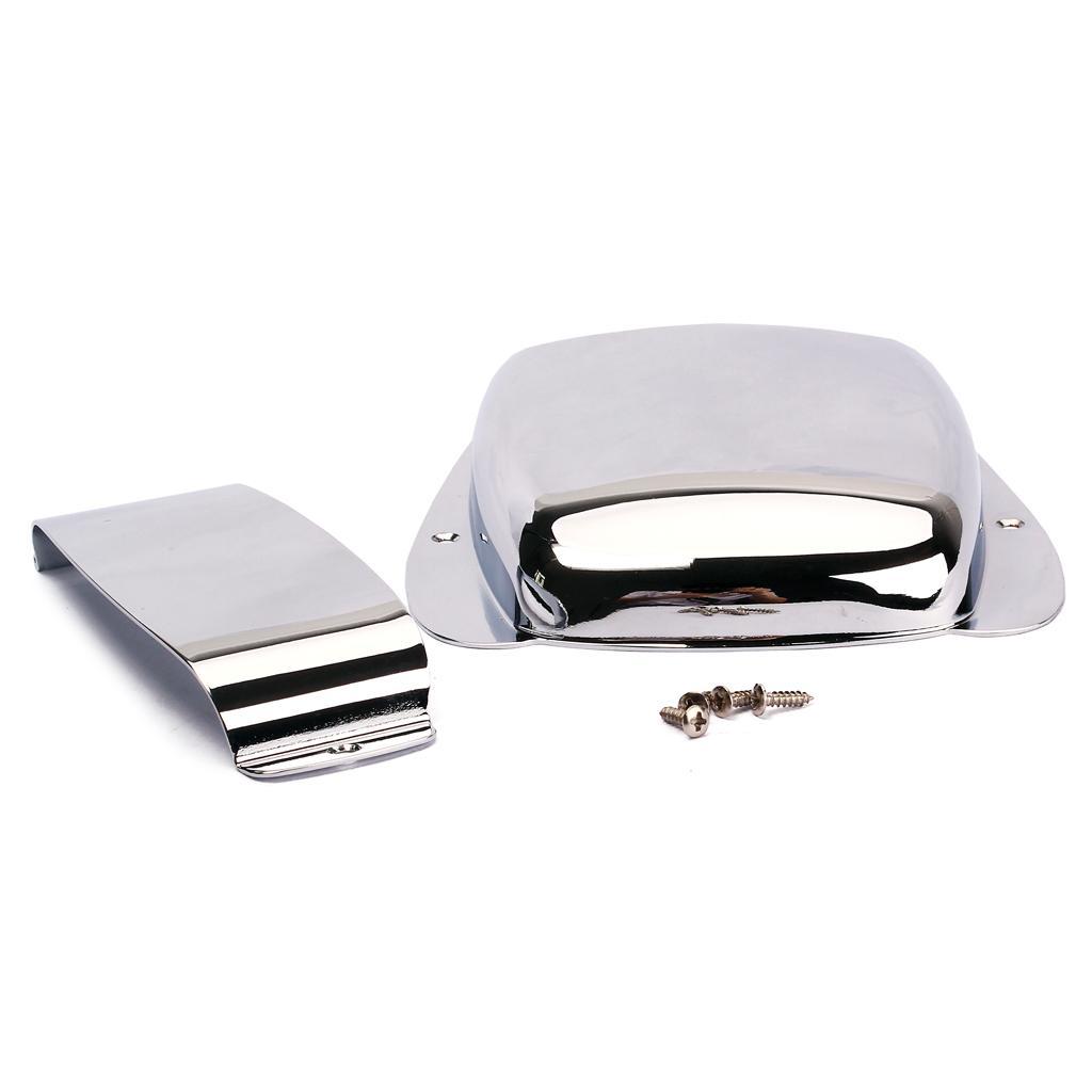 Chrome Plated Pickup & Bridge Plate Cover for Bass Electric Bass Guitar
