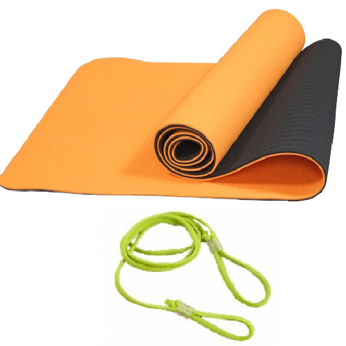 Hình ảnh Thảm Tập Yoga miDoctor + Dây Buộc Thảm Tập Yoga (Giao Màu Ngẫu Nhiên)