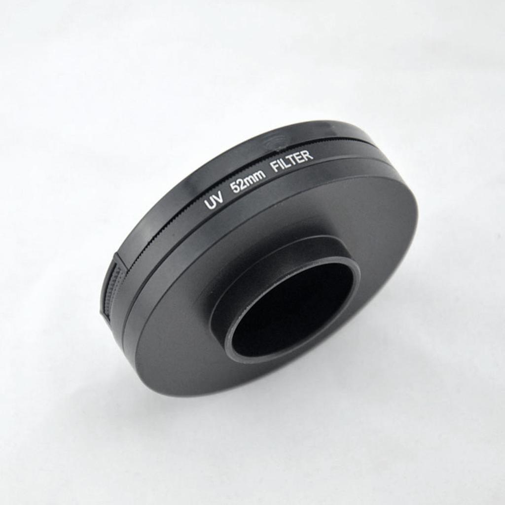 52MM UV Lens Filter +Lens Ring Adapter +Lens Cap for Xiaomi Yi Sports Camera