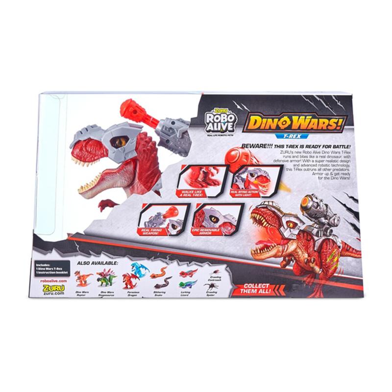 Đồ Chơi ROBO ALIVE Khủng Long Bạo Chúa Chiến Đấu T-Rex-Đỏ 7132/RED