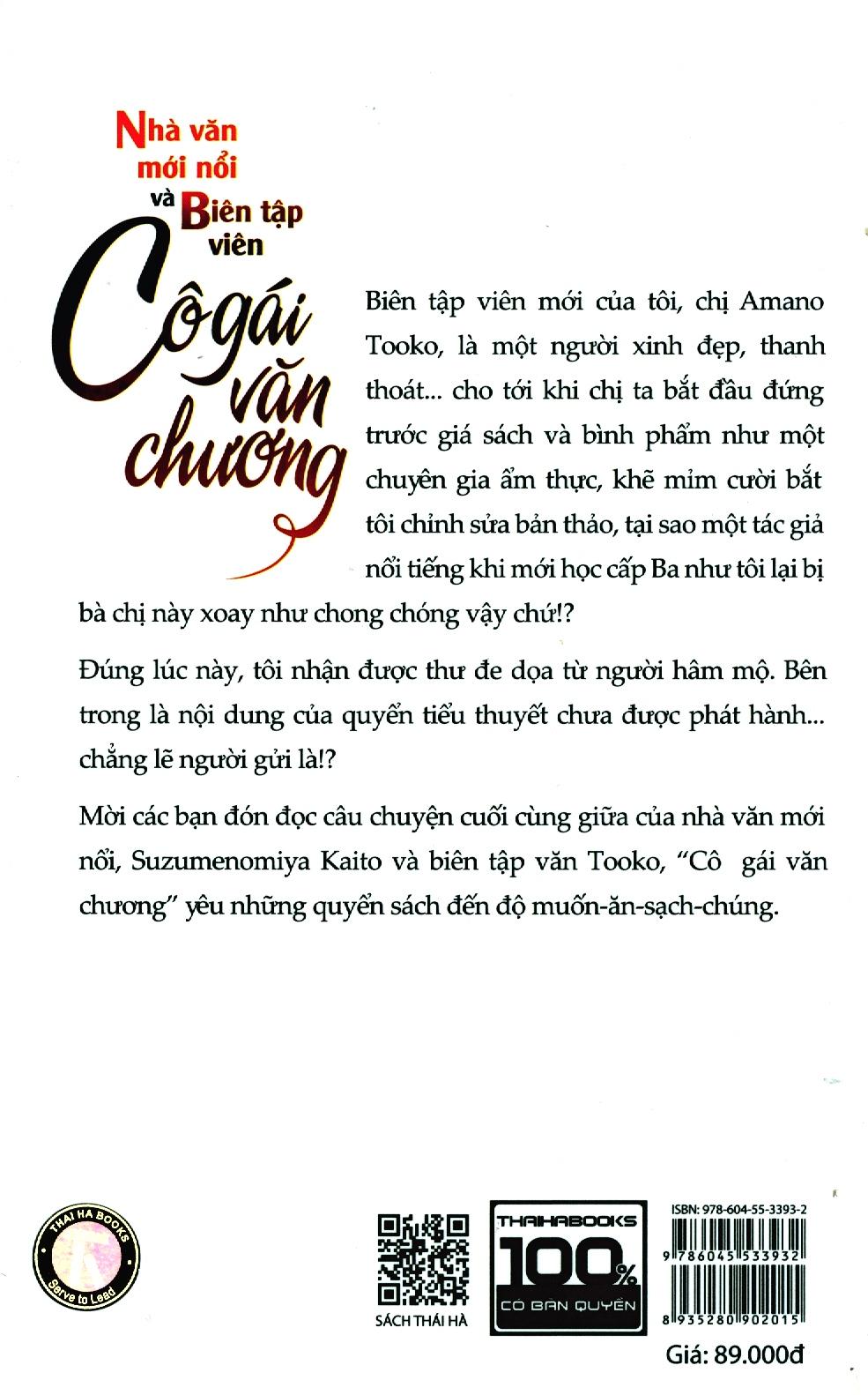 Sách Cô Gái Văn Chương - Nhà Văn Mới Nổi Và Biên Tập Viên