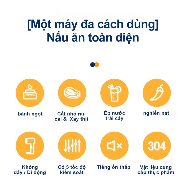 Máy xay tay đa chức năng sạc