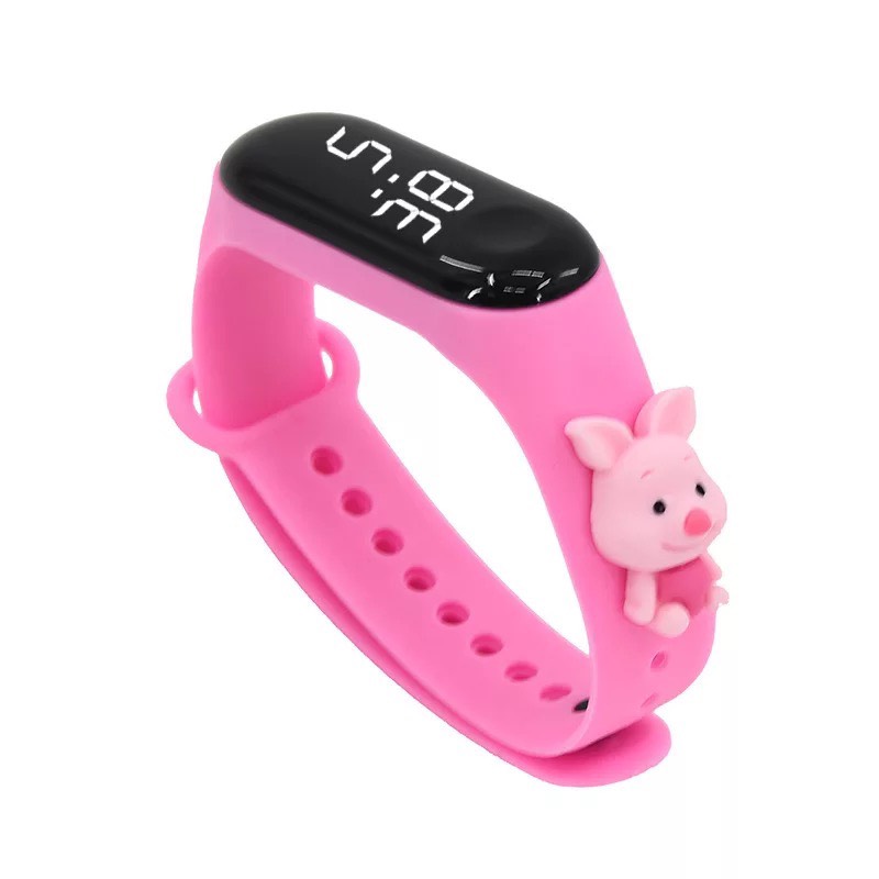 Đồng hồ cho bé trai gái Led điện tử cực đẹp DH109 dây đeo mềm mại