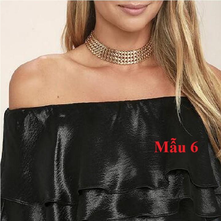 10 mẫu Chocker da - Vòng cổ hot trend