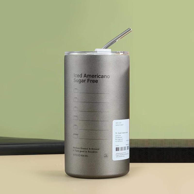 Ly giữ nhiệt cao cấp, cốc giữ nhiệt Iced Americano thể tích 600ML