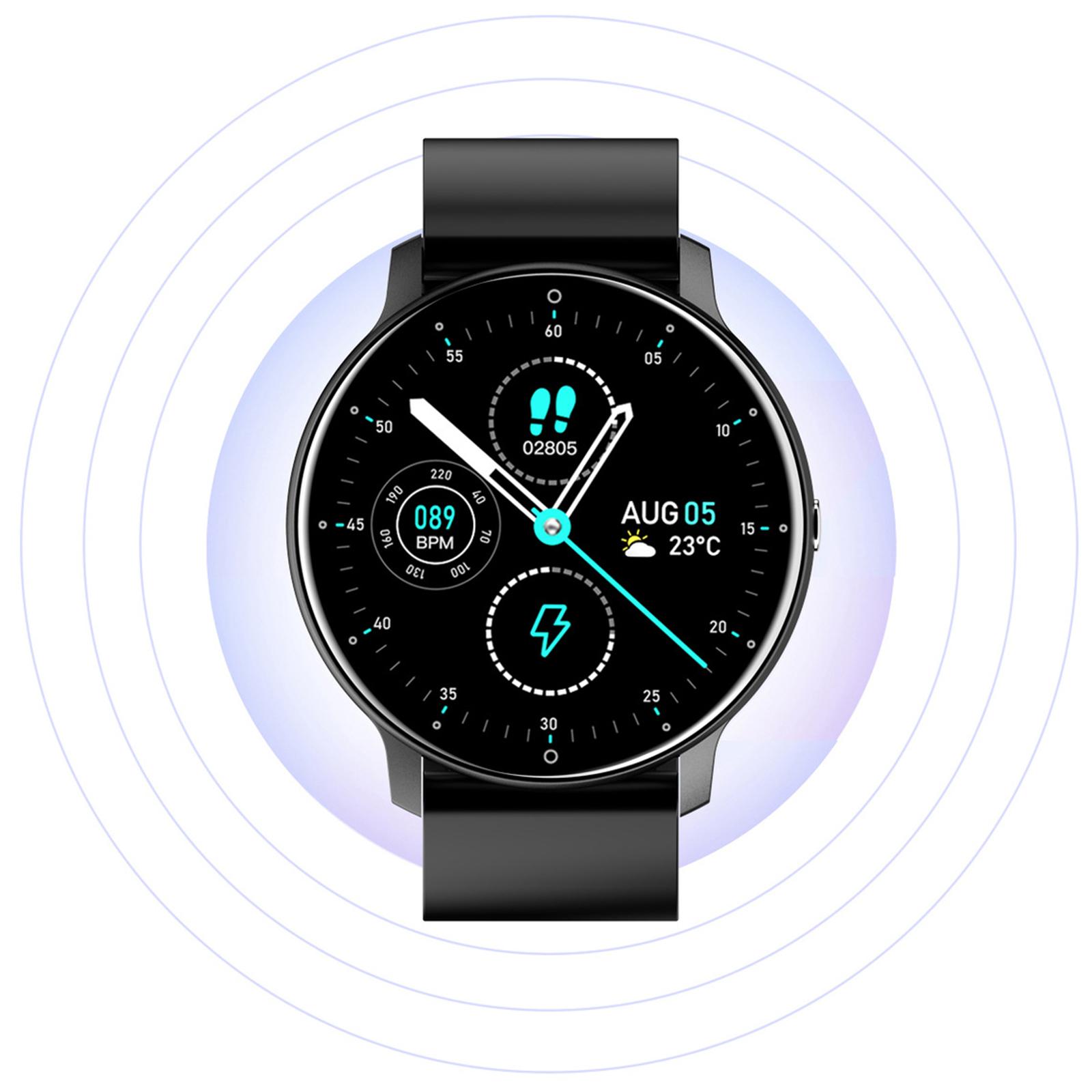Smart Watch, Fitness Tracker, Activity Tracker with 1.28 Inch Touch Screen, Waterproof Smartwatch with Sleep Monitor, Step Counter for Women Men