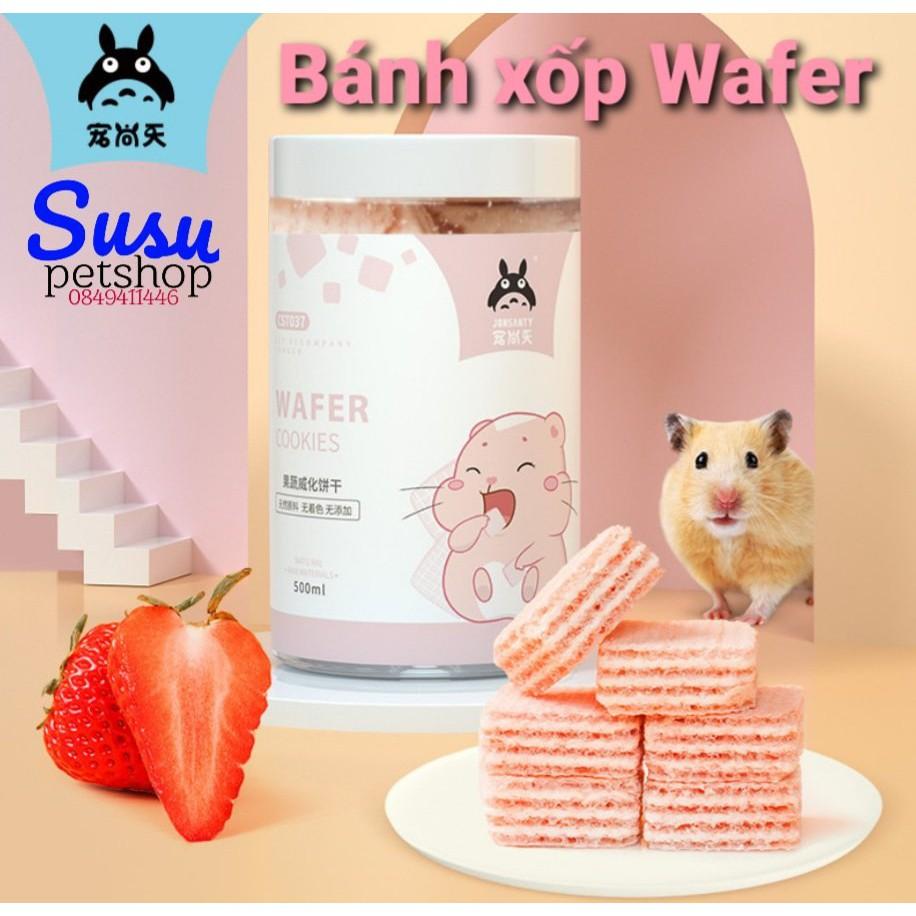 Bánh xốp wafer vị dâu cho Hamster 500ml JONSANTY