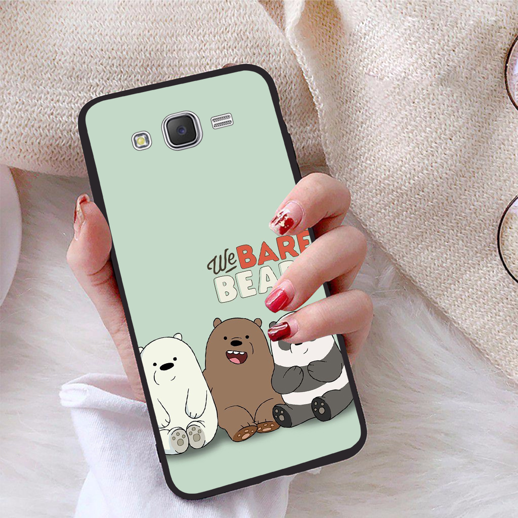 Ốp lưng dành cho Samsung Galaxy J7 viền dẻo TPU bộ sưu tập Chúng ta là gấu - Hàng chính hãng