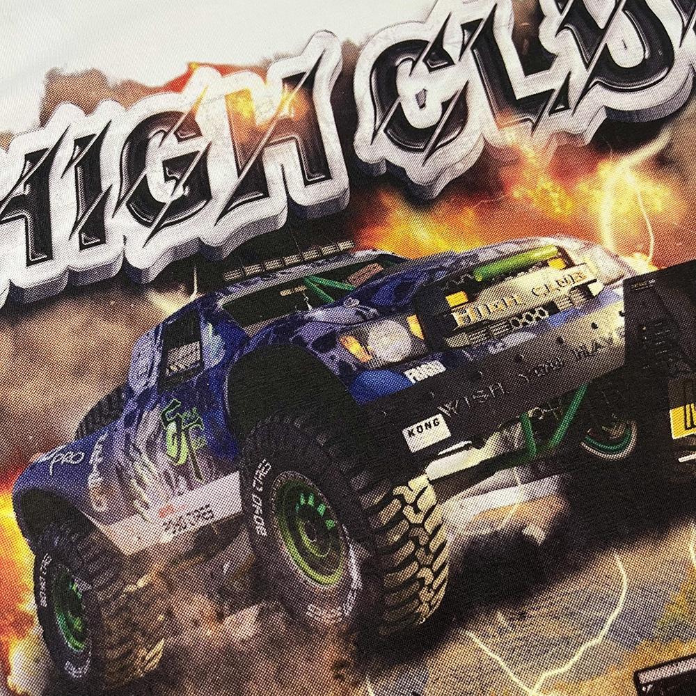 Áo Thun BIG TRUCK Tay Lỡ Unisex Nam/Nữ Đen/Trắng Cổ Tròn - HIGHCLUB