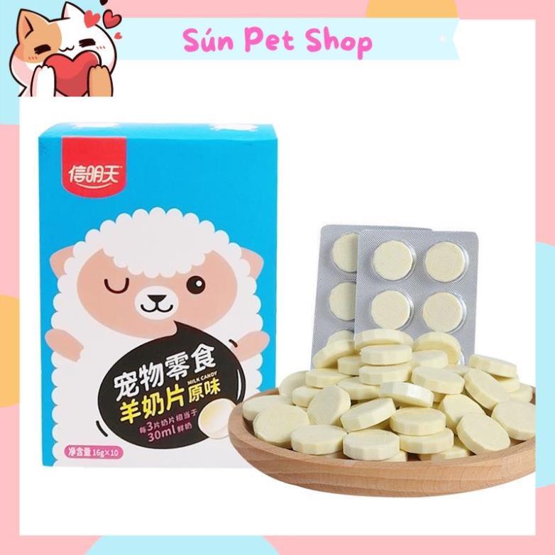 Viên sữa dê cung cấp canxi cho chó mèo