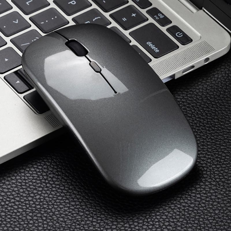 Chuột Không Dây Sạc Siêu Mỏng 2.4g