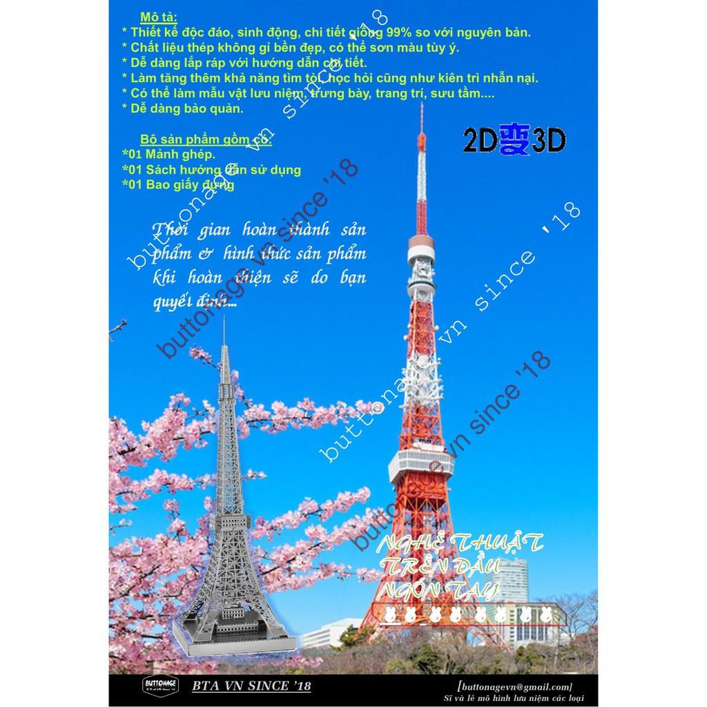 Mô Hình Lắp Ráp 3d Tháp Tokyo