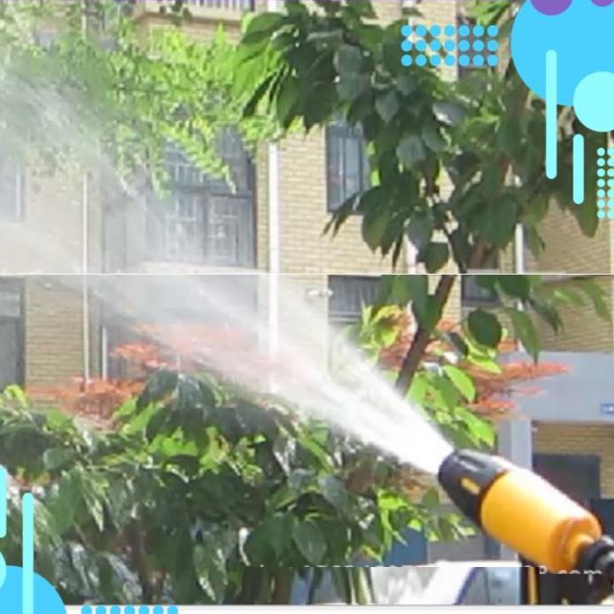 Bộ dây vòi xịt nước rửa xe, tưới cây . tăng áp 3 lần, loại 20m 206319 cút sập, nối PE