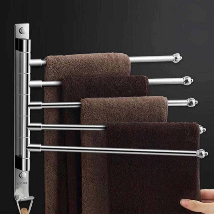 Giá Treo Khăn Cao Cấp SUS304 5 Tầng