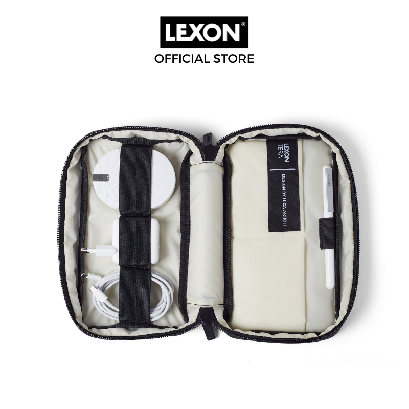 Túi đựng phụ kiện điện tử LEXON chống sốc kháng nước - TERA ORGANIZER POUCH - Hàng chính hãng