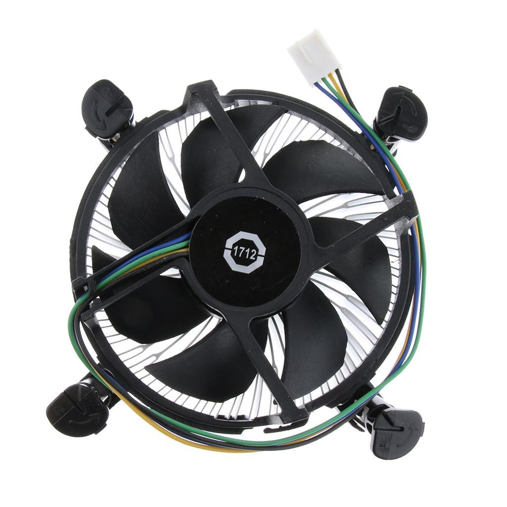 Prettyia Aluminum Cooled Fan 9cm CPU Cooler Heatsink 150K for LGA 775 115X