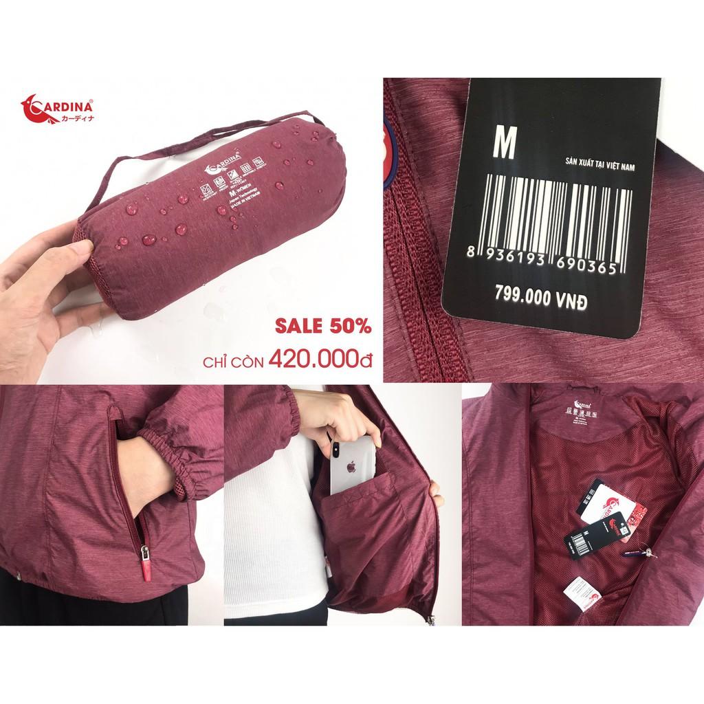 Áo khoác gió Nữ 2 lớp cao cấp lót lưới Nhật Bản, Siêu phẩm cản gió chống nước kèm túi đựng đa năng