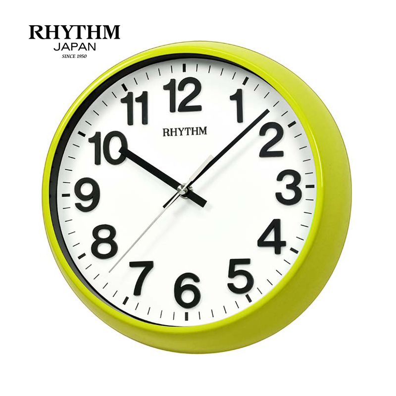 Đồng hồ treo tường Nhật Bản RHYTHM CMG536NR05, Kt 25.0 x 6.3cm, 640g, Vỏ Nhựa