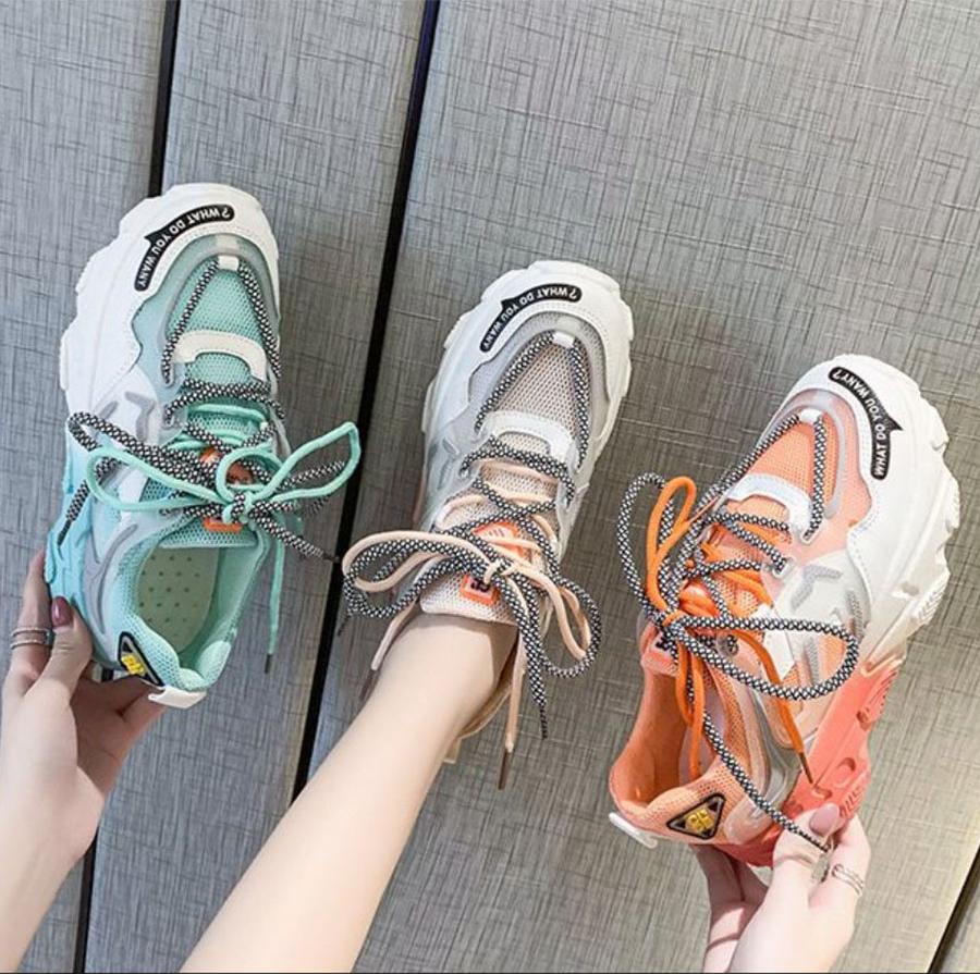 Giày Nữ, Giày Sneaker Nữ, Giày Thể Thao Nữ Phối Màu Thời Trang GTTNU-22.