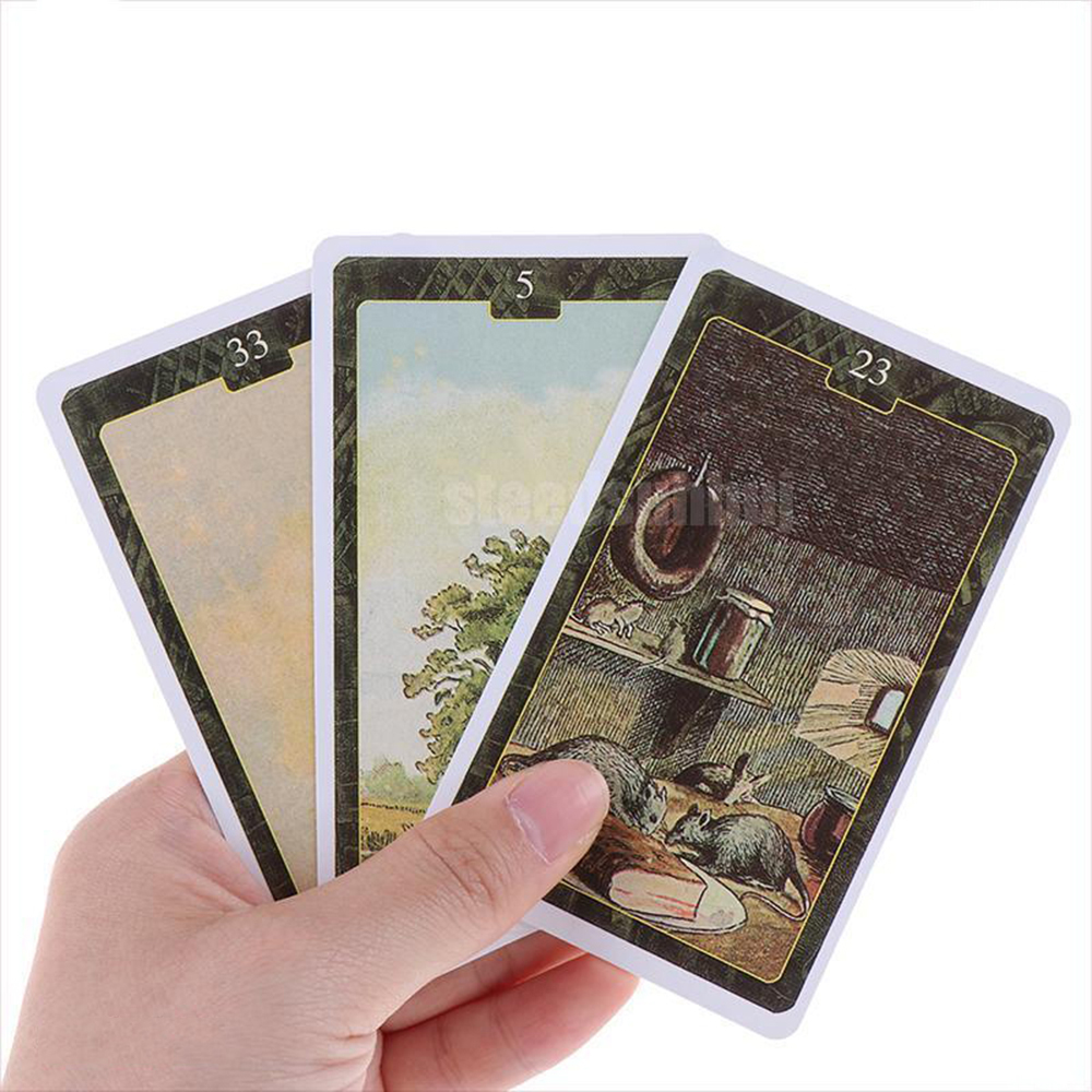 Bộ Bài Oracle Lo Scarabeo Lenormand 36 Lá Bài  Đá Thanh Tẩy