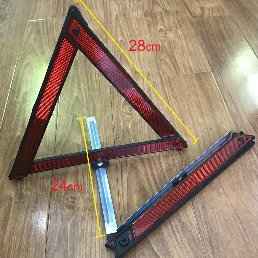 Biển tam giác phản quang ô tô cảnh báo đỗ xe an toàn có thể gấp gọn, mang theo tiện lợi