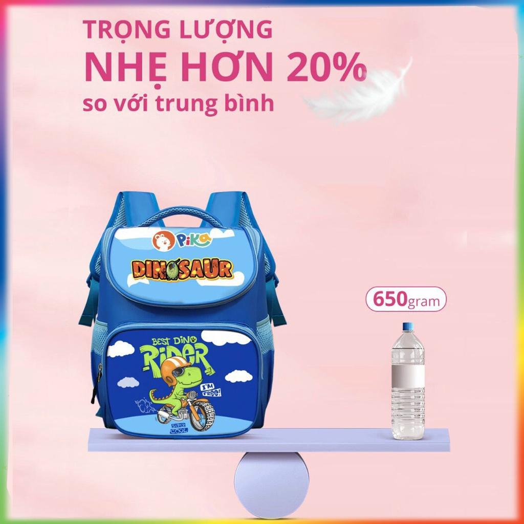 Balo Chống Gù Cho Bé Tiểu Học Cặp Chống Gù Cho Bé Gái Trai Chống Thấm Nước Siêu Nhẹ Kiểu Nhật Pika P688