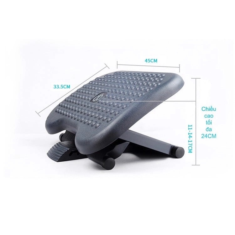 Giá Kê Chân Văn Phòng Điều Chỉnh Độ Cao Massage Chân