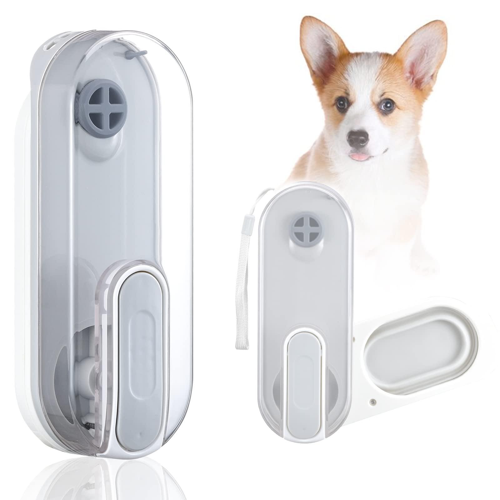 Chai nước chó, chó uống chó khi đang di chuyển, chai nước có thể gập lại di động cho vật nuôi được phát triển cho mèo/thỏ/chó trong khi đi bộ, đi bộ và du ngoạn ngoài trời.