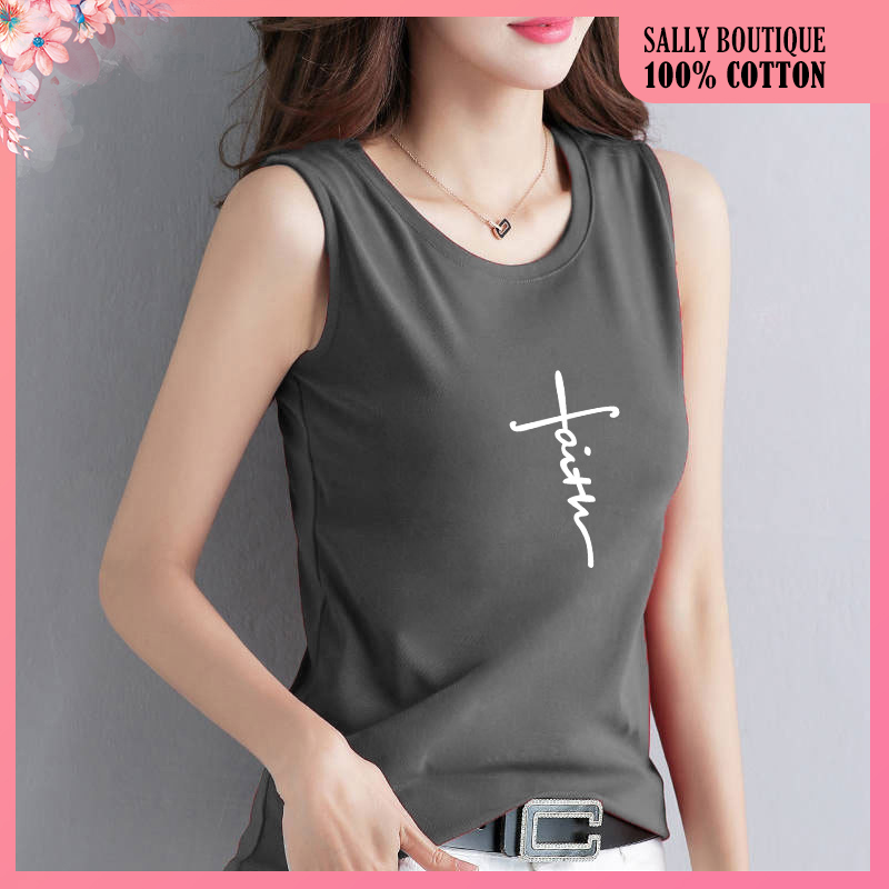 Áo Thun 3 Lỗ Nữ Fai Kết Hợp Với Nhiều Trang Phục Khác Mặc Đẹp Tôn Dáng, Thun Cotton Co Giãn 4 Chiều Cao Cấp SN124 Sally Boutique