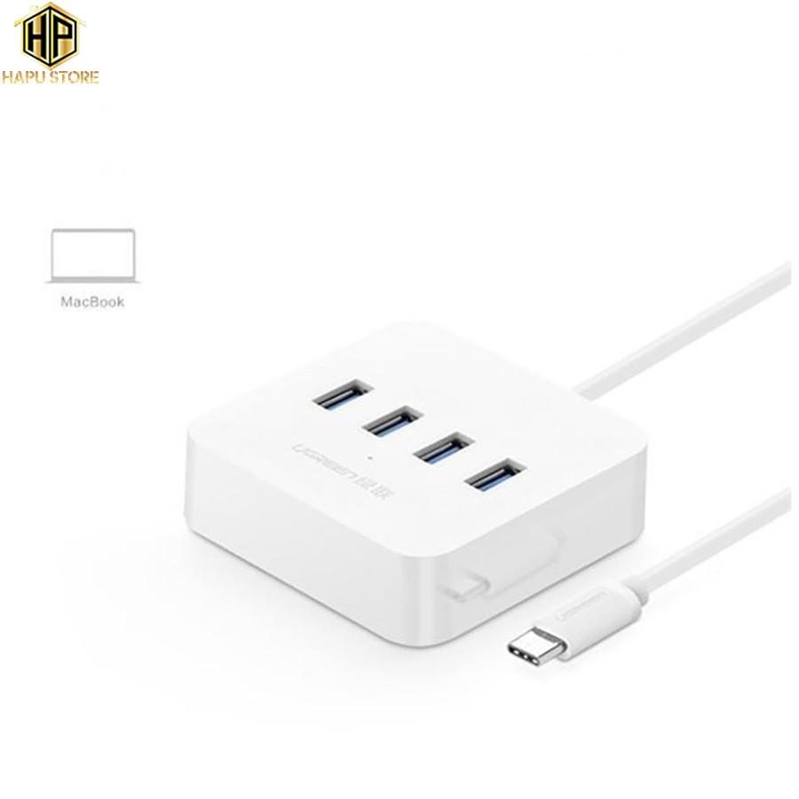 Cáp USB Type C ra 4 cổng USB 3.0 Ugreen 30316 - Hub chia USB chính hãng - Hàng Chính Hãng