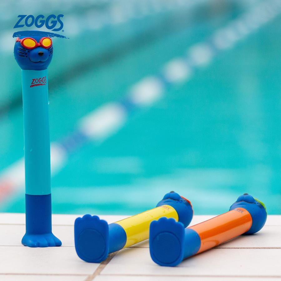 Đồ chơi dưới nước unisex Zoggs ZOGGY DIVE STICK 3PCS PACK - 465393