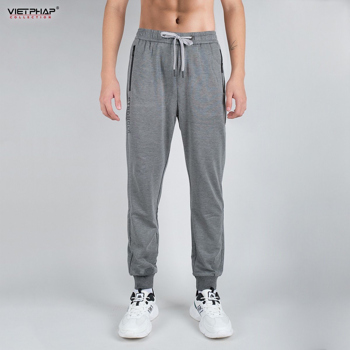 Quần Jogger Thun Cao Cấp VIỆT PHÁP/ Chất liệu cotton co dãn thoải mái sang trọng cạp chun bo 9743