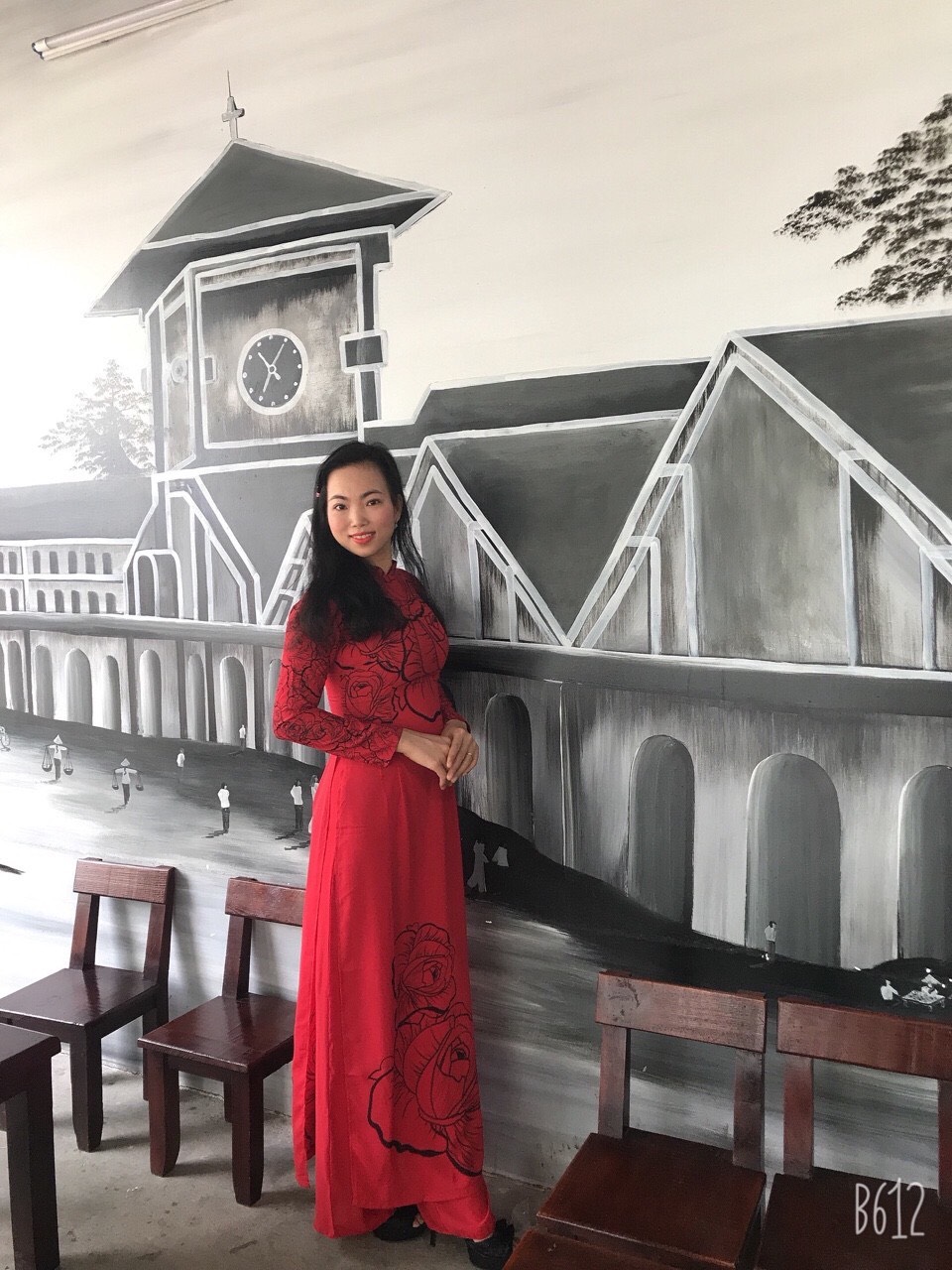 ÁO DÀI IN HỌA TIẾT HOA 3D KÈM QUẦN- BY2072 CÓ SIZE LỚN