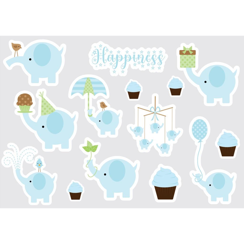 Sticker cute đáng yếu chống nước dán trang trí laptop, mũ nón bảo hiểm, vali, xe tay ga - 31953036