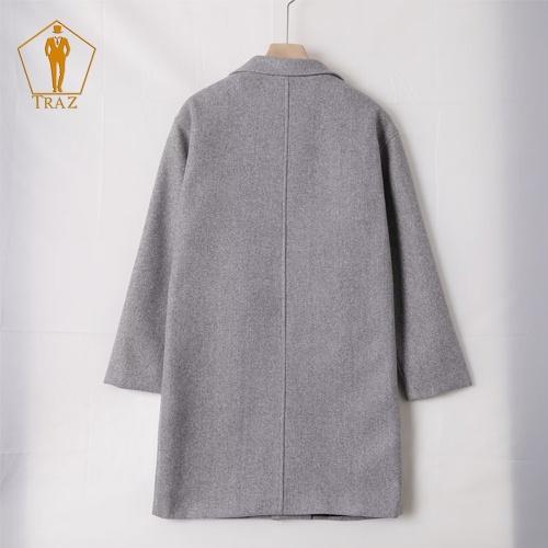 Áo khoác dạ măng tô nam hàn quốc dáng ngắn TRAZ đen xám be mangto trench coat mantle manto big size XXL 3XL 4XL 5XL
