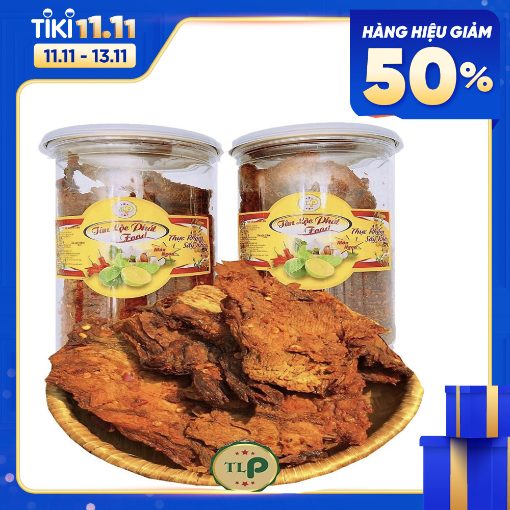 COMBO 2 HŨ THỊT KHÔ BÒ MIẾNG MỀM CAY HIỆU TÂN LỘC PHÁT - MỖI HŨ 200G