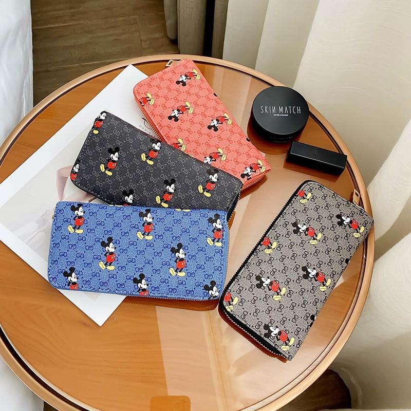 Ví nữ Ví dài MICKEY Cầm Tay Thời Trang Hàn Quốc Siêu Chảnh V11