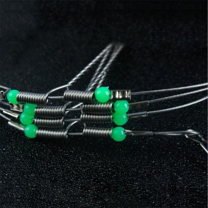 Stainless Steel Fishing Tool Rigs Wire Leader Anti-Winding Hooks Balance Bracket Fishing Tackle Accessories