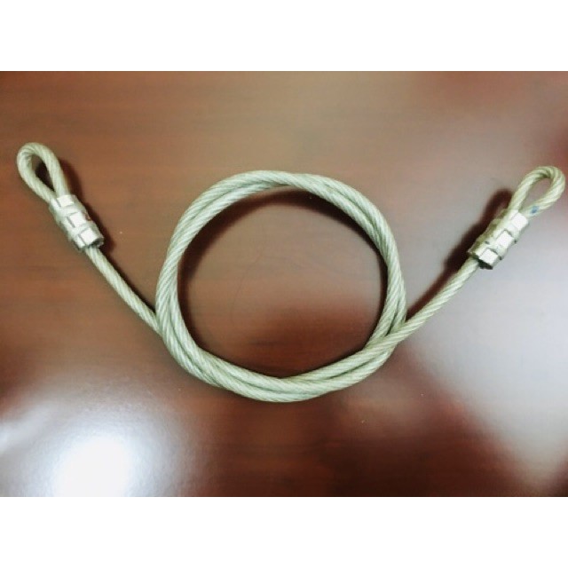 Dây cáp khóa xe Loại 10 ly Dài từ 60cm đến 3m Bọc nhựa Lõi cáp thép Siêu bền, Siêu chắc, An toàn, Chống cắt, Chống trộm