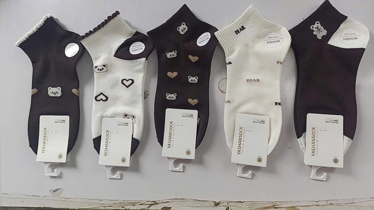 Combo 5 đôi tất cổ ngắn Vintage siêu xinh