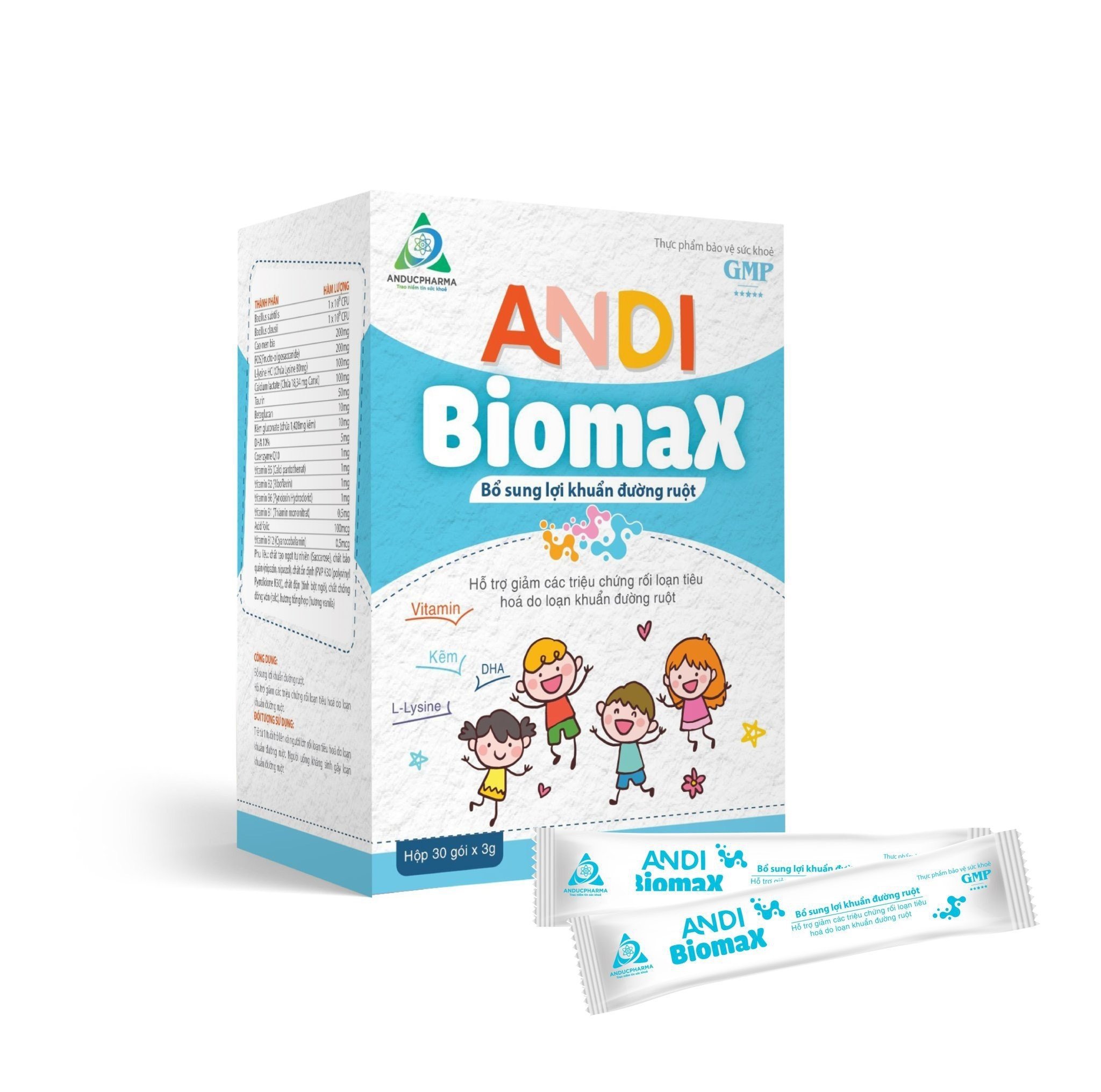 [TPBVSK] ANDI BIOMAX - Bổ sung lợi khuẩn đường ruột