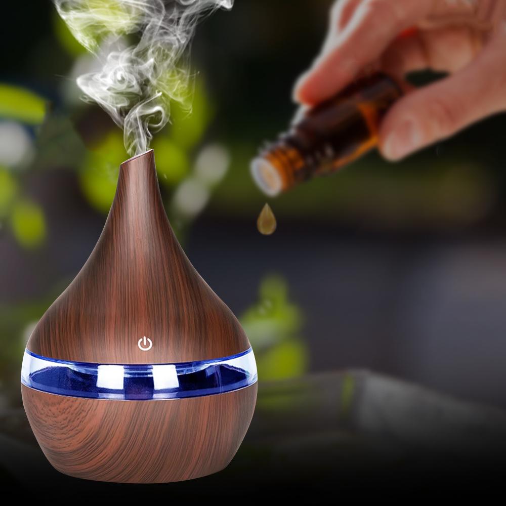 Điện Máy Tạo Độ Ẩm Không Khí Khuếch Tán Tinh Dầu Usb Sương Vân Gỗ Máy Phun Sương Tạo Độ Ẩm Và Hương Thơm Khuếch Tán Tinh Dầu Lộc Không Khí Tươi Hơn Cho Xe Ô Tô 7 Đèn Led ánh Sáng