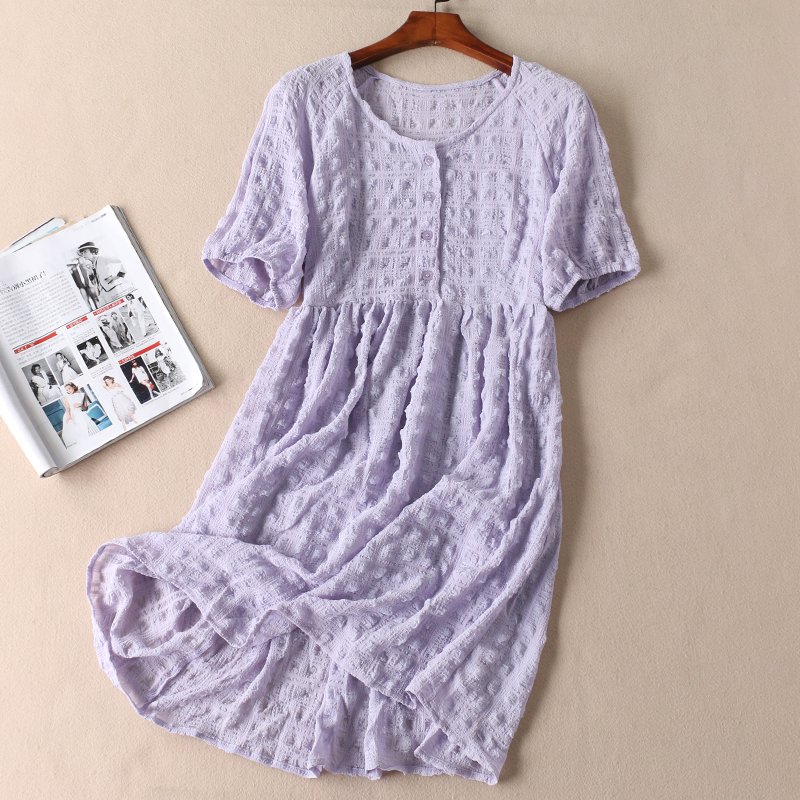 Váy Babydoll Tay Ngắn Dáng Xòe, Đầm Đi Dự Tiệc Cưới,Đi Chơi,Form Rộng Ulzzang Hàn Quốc AH10