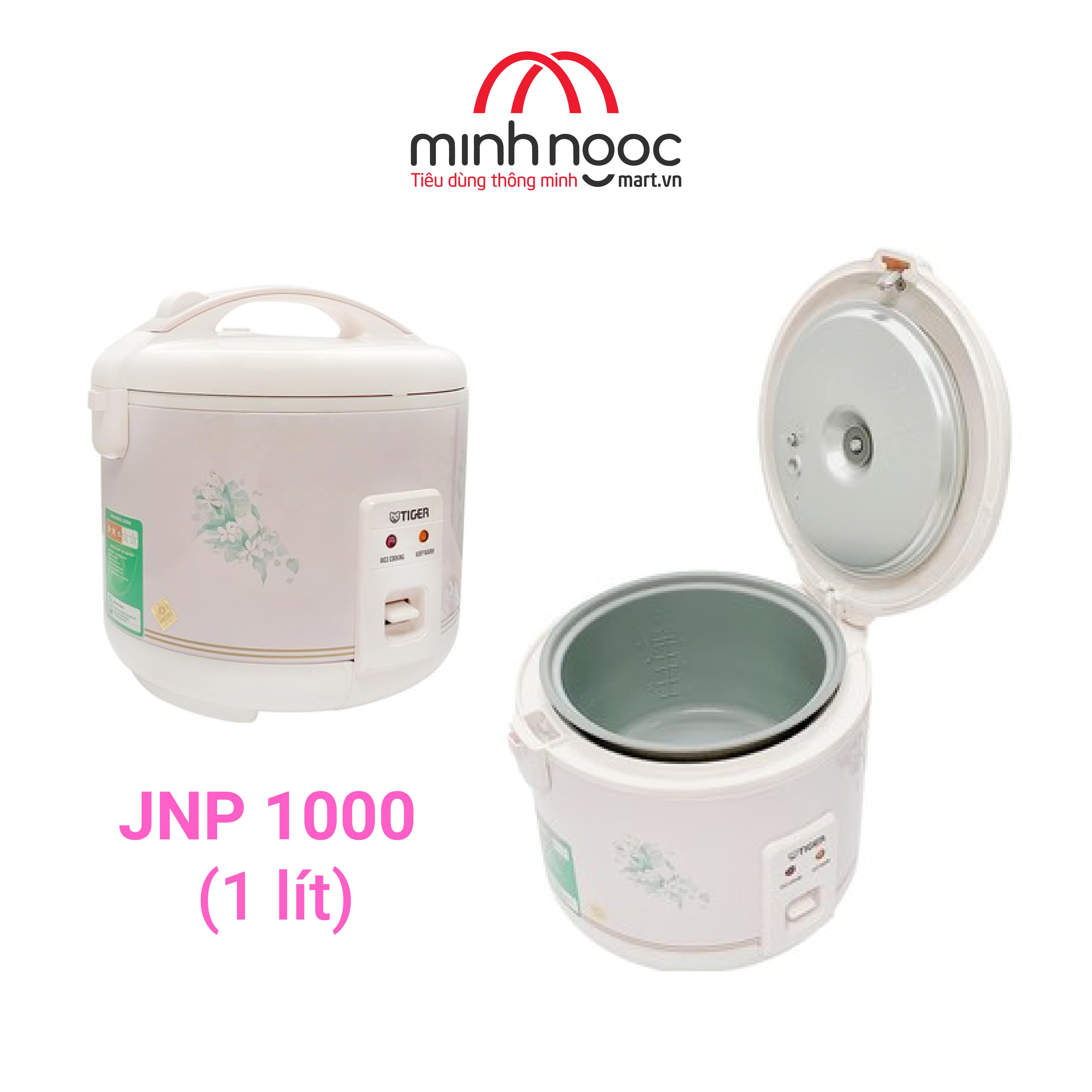 Hình ảnh HÀNG CHÍNH HÃNG: Nồi cơm điện mini màu hồng Tiger dung tích 1 lít JNP- 1000 MADE IN JAPAN